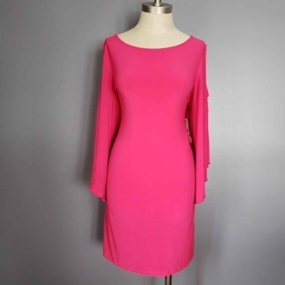 NWT Laundry by Design Cold-Shoulder Shift Dress M